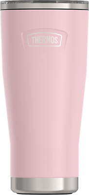 #ad Thermos ICON Series Stainless Steel Vacuum Insulated Cold Tumbler 24 Oz Pink $23.49