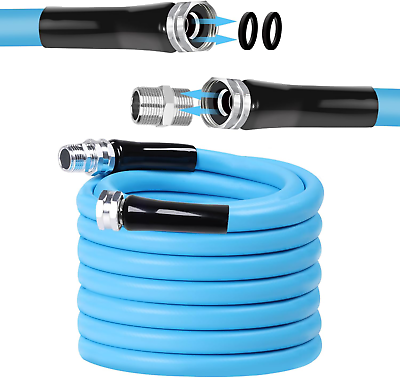 #ad 50FT RV Water Hose 5 8quot; Drinking Water Hose Anti Kink and Leak Free Fresh Water $51.02