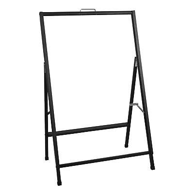 #ad Poster Board Stand Metal Pedestal Store Sign Holder Stand One Double Sided $59.09