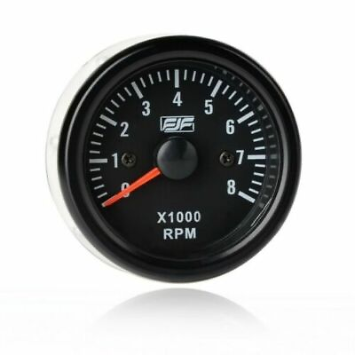 #ad 2 inch 52mm Electrical Tachometer Gauge for 0 8000 RPM LED Display Universal $17.42