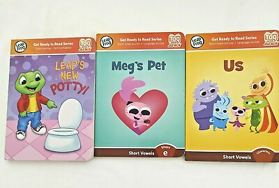 #ad Lot 3 Tag Junior LeapFrog Get Ready to Read Series leaps new potty megs pet us $5.00