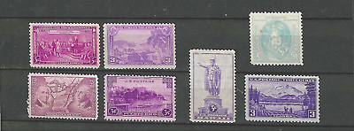 #ad 1937 Complete US Commemorative Stamp Year Set SC# 795 96 798 802 MNH $3.09