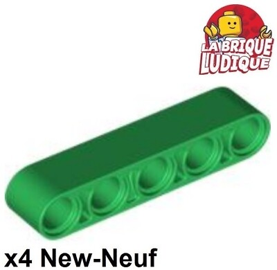 #ad LEGO Technic 4x BAR Beam Liftarm 1x5 Thick Green Green 32316 New $3.73
