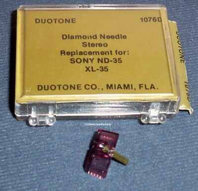 #ad STYLUS NEEDLE FOR SONY ND 35 35G fits SONY XL 35 QUALITY DUOTONE 1076D $18.95