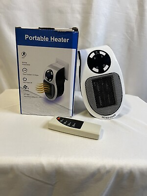 #ad Smart Space Electric Portable Heater Adjustable Temp Inst Manual Remote S18 $14.95
