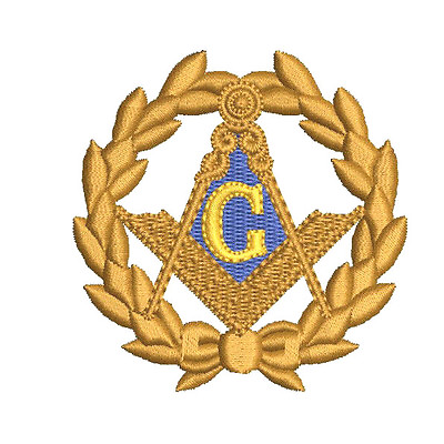#ad Freemason Masonic Compass Coat of Arms Embroidered Polo Shirt $34.95