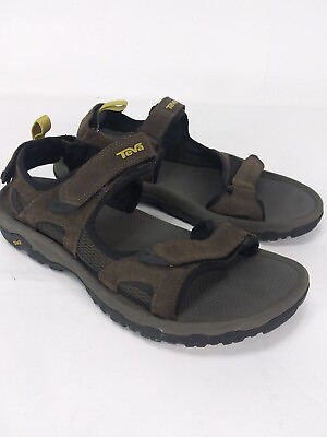 #ad Teva Katavi Sandals Mens Size 12 Brown Strappy 4144 Beach Casual Hiking Outdoors $22.99