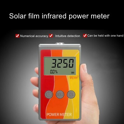 #ad Solar Film Tester Infrared Power Meter Thermal Film Rate Measurement $56.49
