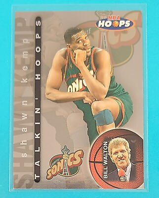 #ad 1997 98 Hoops Talkin#x27; Hoops #24 Shawn Kemp Seattle BASKETBALL Card O8 $3.49