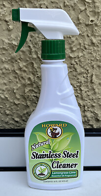#ad 1 Howard Natural Stainless Steel Cleaner 16 Oz Discontinued Lemongrass Lime $49.99