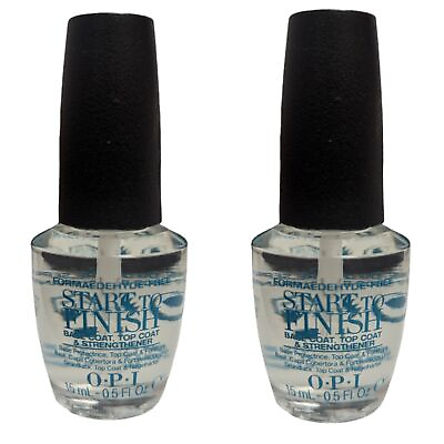 #ad OPI Start To Finish Base Top amp; Strength NT T71 Formaldehyde Free 2pk $14.99