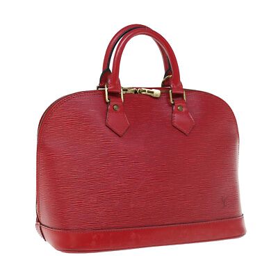 #ad LOUIS VUITTON Epi Alma Hand Bag Castilian Red M52147 LV Auth 60930 $350.24