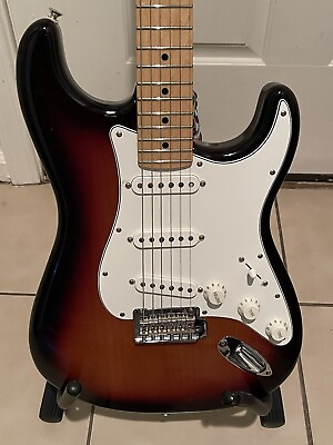 #ad 2021 Fender Stratocaster Mex 75th Anniversary Sunburst $900.00