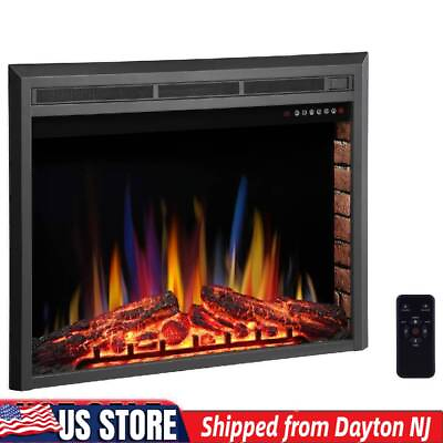 #ad 39quot; Electric Fireplace Insert Recessed Electric Stove Heater from Dayton NJ $300.00