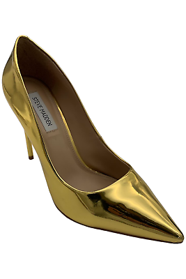 #ad Steven Madden Women#x27;s Vala Pump Heels Gold $26.99