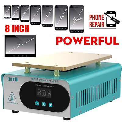 #ad 8quot; LCD Screen Separator Machine Phone Heating Plate Glass Removal Repair Device $39.90