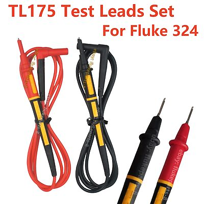 #ad TL175 TwistGuard Test Lead Set Parts For Fluke 324 True RMS Clamp Meter $28.99
