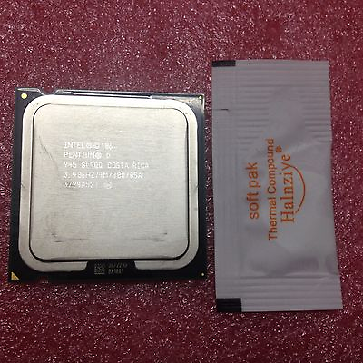 #ad Intel Pentium D 945 3.4 GHz Socket LGA 775 CPU 4M 800 Dual Core processor $4.48