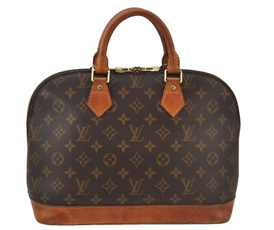 #ad Authentic Louis Vuitton Monogram Alma Hand Bag Purse M51130 LV 2529J $480.00