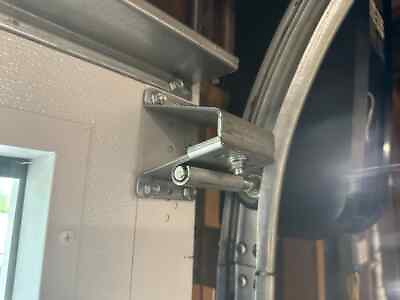 #ad #ad Garage Door Industrial Adjustable Top Bracket Thickness 2.5mm Commercial Pair $10.21