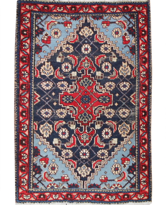 #ad 2x4 Small Rug Colorful Vintage Hand Knotted Medallion Wool Traditional Area Rug $167.00