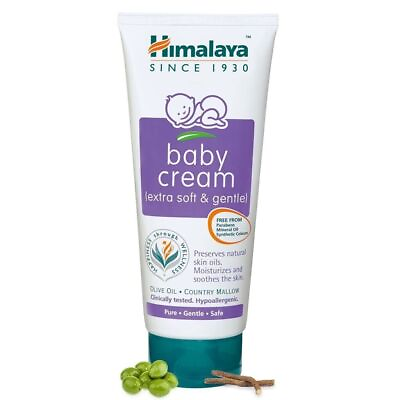 #ad Himalaya Baby Cream Face Moisturizer amp; Day Cream for Dry Skin 200ml Pack of 1 $18.04