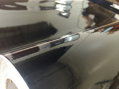 #ad Gloss Black 25FT x 5FT Vinyl Auto Vehicle Car Wrap Sticker Decal Sheet Roll $175.00