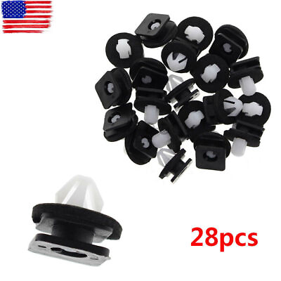 #ad 28x A Pillar Trim Front Windshield Molding Clips For Ford Explorer 2011 2019 Set $6.49
