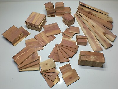 #ad Eastern Red Cedar Wood Milled Kiln Dried Scrap Craft Projects Pieces SHIPs FREE $40.00