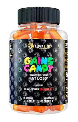 #ad Alpha Lion Gains Candy CALORIBURN Weight amp; Fat Loss Energy 60 Caps $26.57