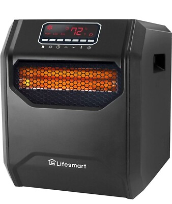 #ad LifeSmart HT1013 1500 Watt Space Heater Large Room 3 Mode Programmable remote $89.99