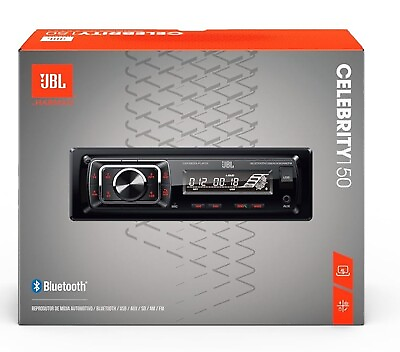 #ad JBL Celebrity150 Single DIN In Dash Bluetooth MP3 USB SD Digital Media Car Radio $69.95