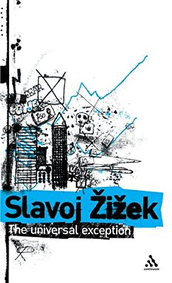 #ad THE UNIVERSAL EXCEPTION By Slavoj Zizek Hardcover $28.75