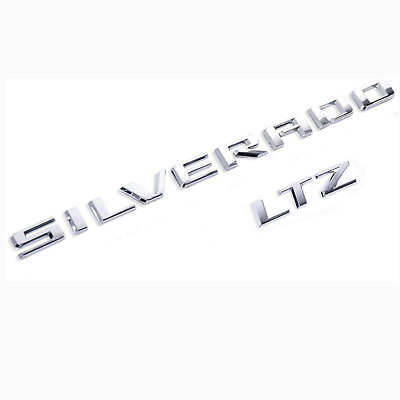 #ad 2019 2022 OEM SILVERADO LTZ Emblem Badge 3D 1500 2500HD 84300948 Chrome $21.14