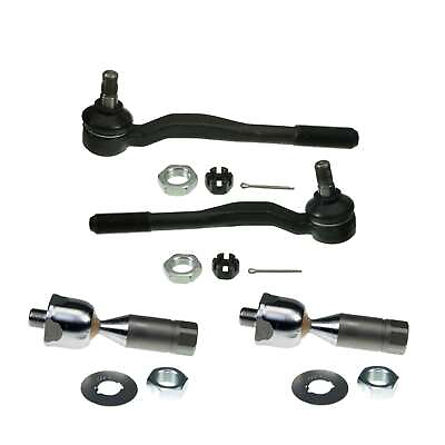 #ad Kit Front 2 Outer 2 Inner Tie Rod Ends Toyota Runner 2WD 4WD 96 02 $49.50