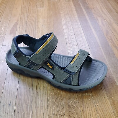 #ad Teva Katavi 2 Sport Sandals Mens Sz 9 Comfort Suede Adjustable Sandal KZ $47.18