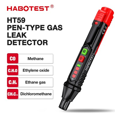 #ad HABOTEST HT59 Gas Tester Pen Natural Butane Methane Propane Gas Leak Detector $13.99