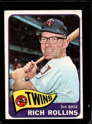 #ad 1965 TOPPS #90 RICH ROLLINS VGEX TWINS *X32021 $1.50