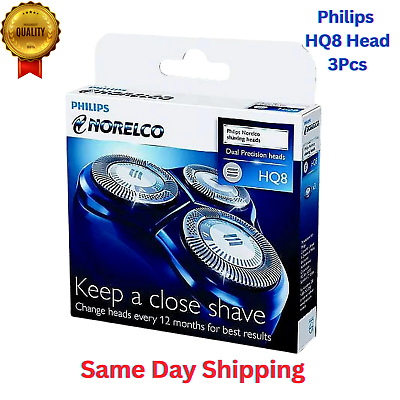 #ad Philips Norelco HQ8 Dual Precision Replacement Shaver Heads $24.95