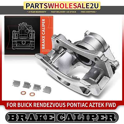 #ad Front Left Disc Brake Caliper w Bracket for Buick Rendezvous Pontiac Aztek FWD $63.99