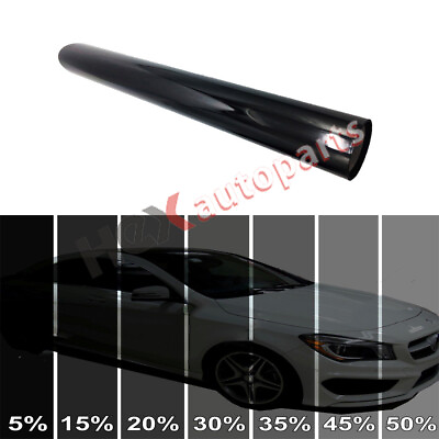 #ad Uncut 40quot;x100FT 20quot;x100FT Car Window Tint Film Roll with Shades 5%15%20%35% $89.92