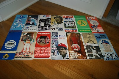 #ad 1978 Baseball Press TV Radio Media Guides lot of 14 $99.99