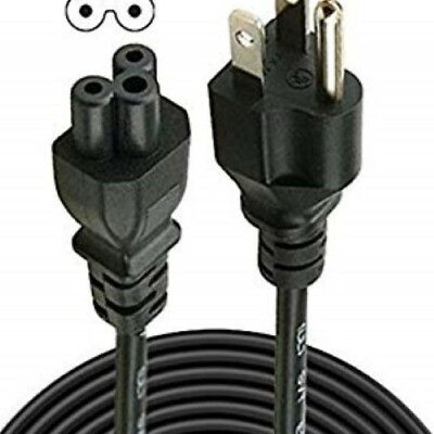 #ad AC Cable Power Cord 3 Prong 3ft Mickey Mouse style for TV Laptop 14009 USA SELL $4.50