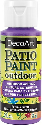 #ad DecoArt Patio Paint 2oz Petunia Purple $9.18