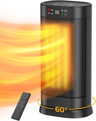 #ad #ad Electric 1500W Space Heater With Thermostat And Remote For Indoor Use Large Room $44.62