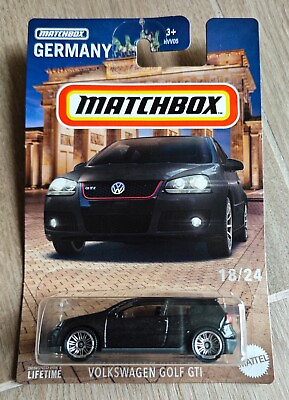 #ad MATCHBOX GERMANY 2024 VOLKSWAGEN GOLF GTI BLACK 18 24 GBP 6.00