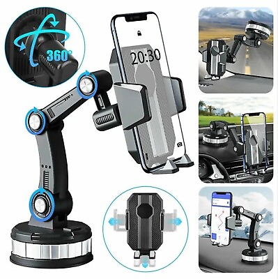 Universal Car Truck Mount Phone Holder Stand Dashboard Windshield For Cell Phone $9.95