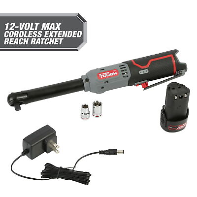 #ad 12V Max* 3 8 in Cordless Extended Reach Ratchet with 1.5Ah Battery and Charger $85.33