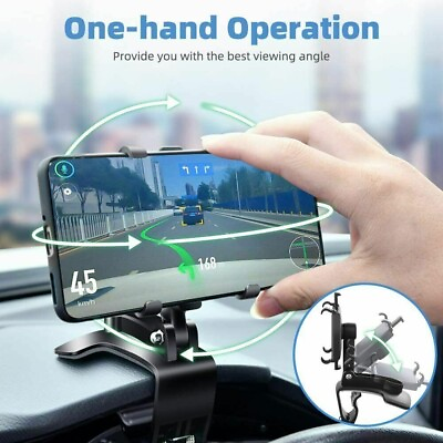 #ad Universal 360° Car Phone Mount Holder For Cell Phone Samsung Galaxy iPhone $5.99
