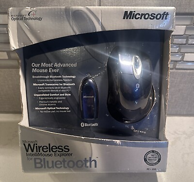 #ad Vintage Retro Microsoft Bluetooth Wireless Intellimouse Explorer M60 00001 $124.95